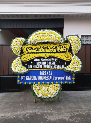 Papan Bunga Duka di Tanjung Barat