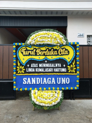 Papan Bunga Duka di Tanjung Barat