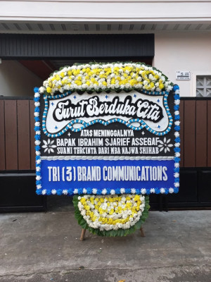 Papan Bunga Duka di Tanjung Barat